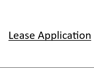 Lease Application Form