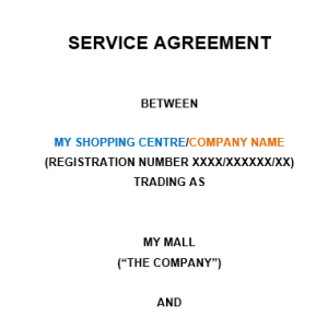 Service Agreement