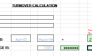 Turnover rent calculator